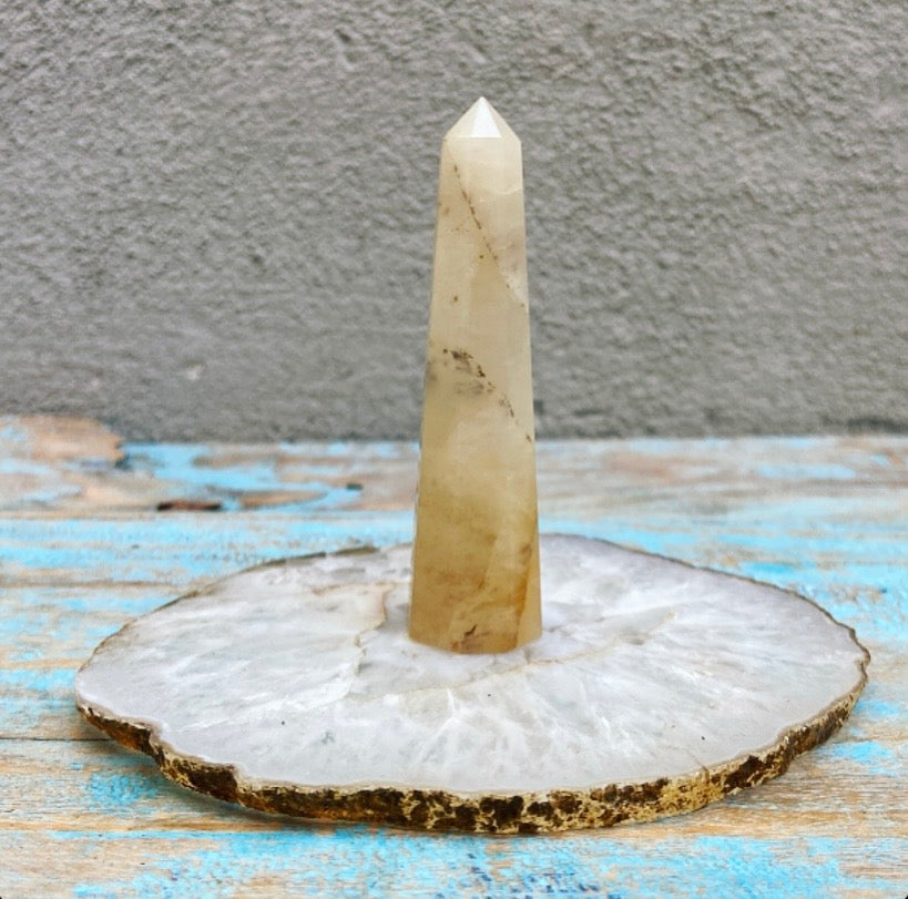 Gele Aventurijn Obelisk "Zonnestraal"