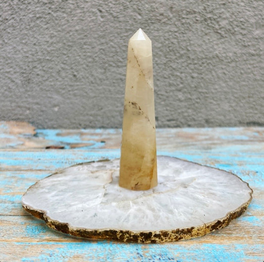 Gele Aventurijn Obelisk "Zonnestraal"