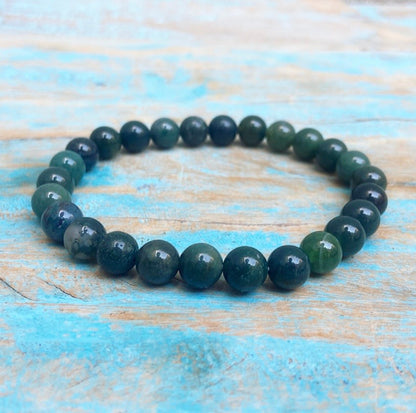 Mosagaat armband "Opnieuw in Bloei"