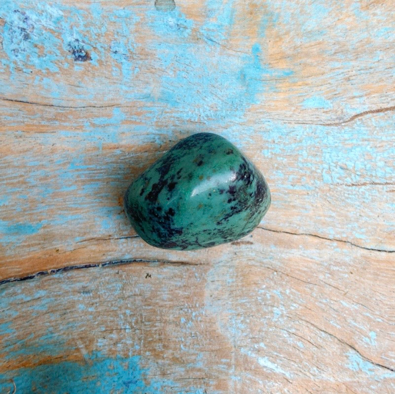 Chrysocolla tumbled stone "ENERGY DOSING"