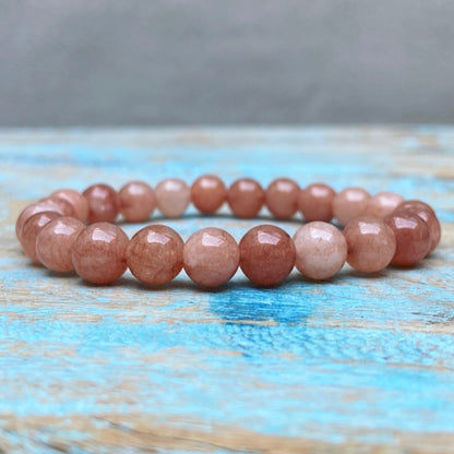 Armband Rode Aventurijn "Blijdschap"