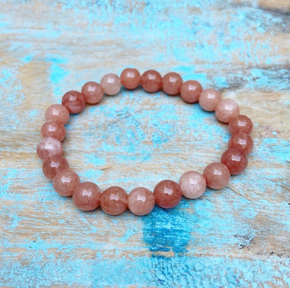 Armband Rode Aventurijn "Blijdschap"