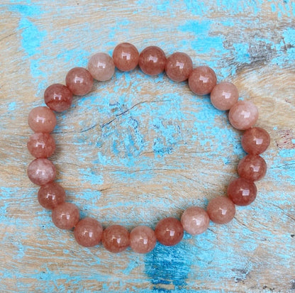 Armband Rode Aventurijn "Blijdschap"
