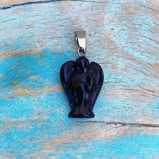 Engel aus Onyx „Weniger Stress“
