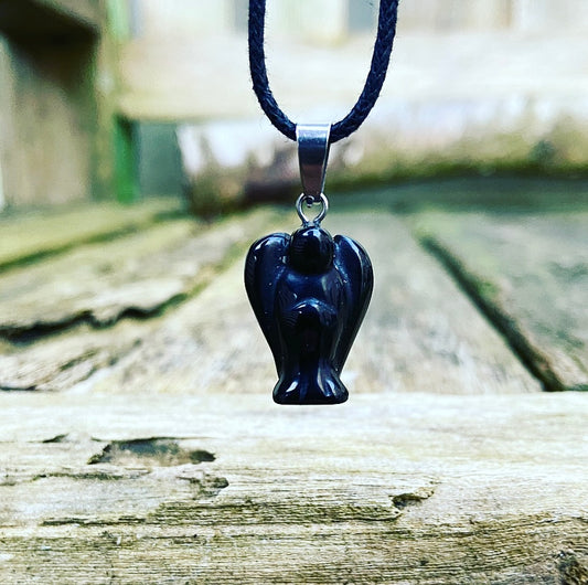 Engel aus Onyx „Weniger Stress“