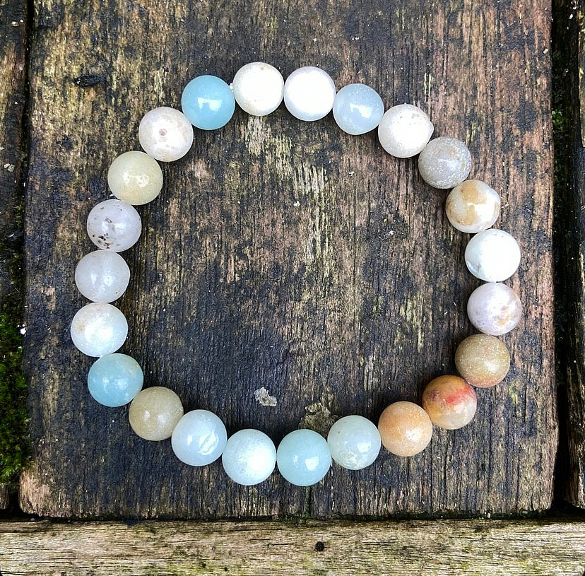 Amazoniet armband "Herstel & Balans"