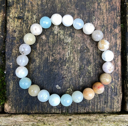 Amazoniet armband "Herstel & Balans"