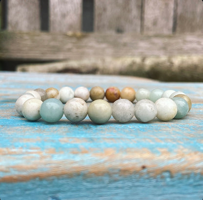 Amazoniet armband "Herstel & Balans"