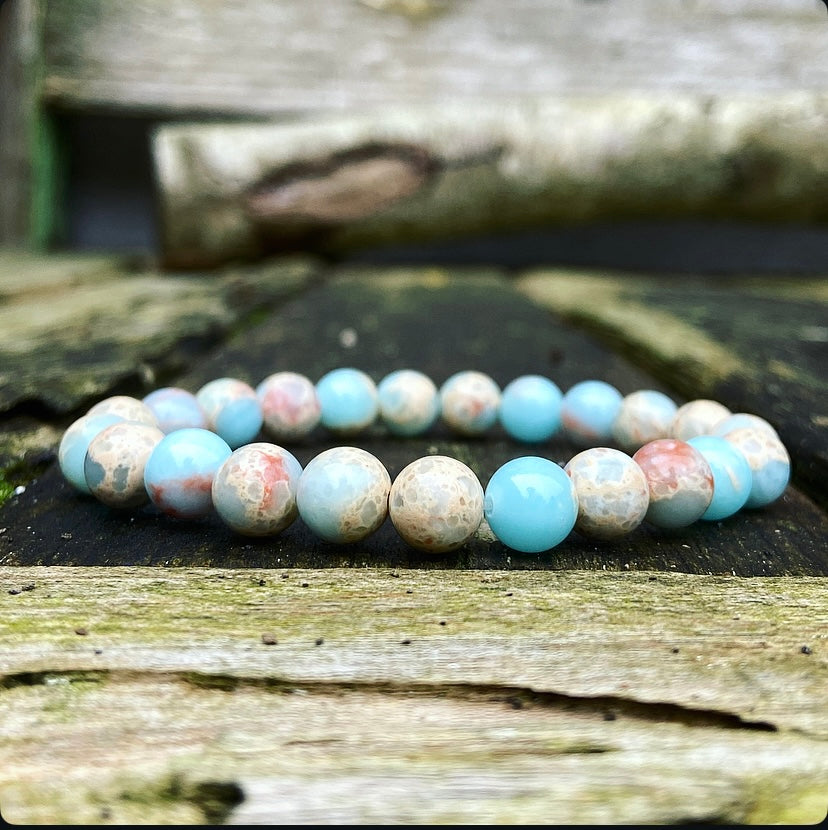 Emperor Jasper bracelet "The Four Elements"