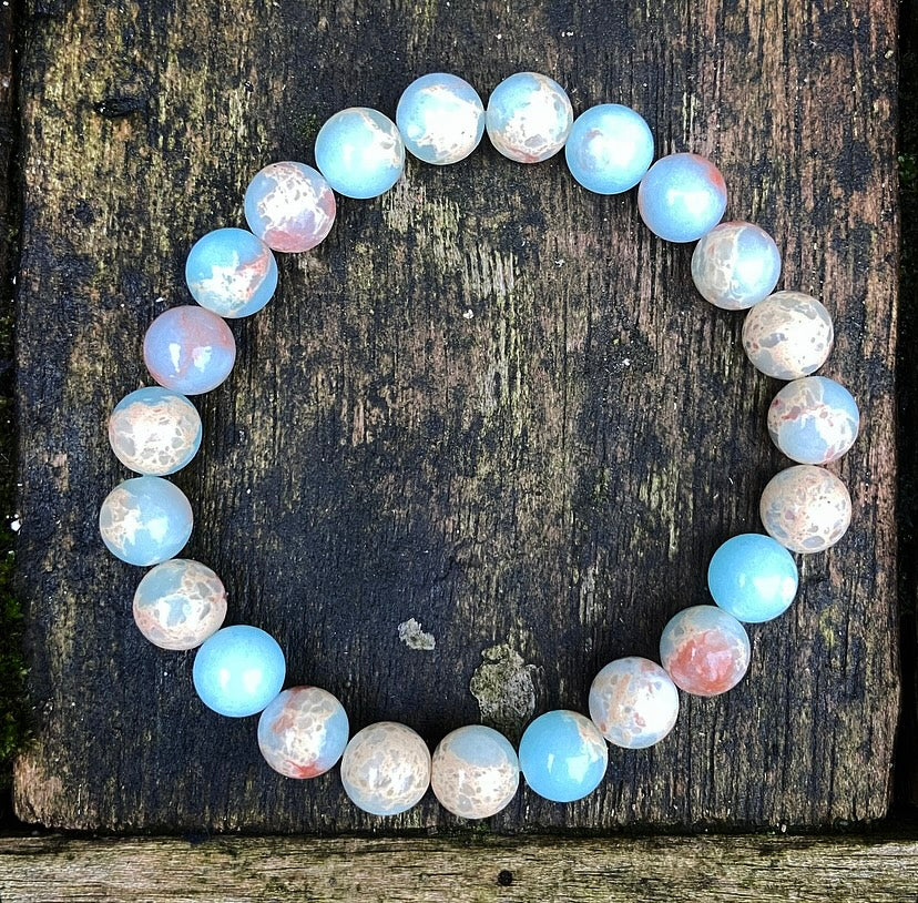 Emperor Jasper bracelet "The Four Elements"