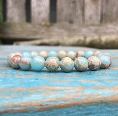 Emperor Jasper bracelet "The Four Elements"