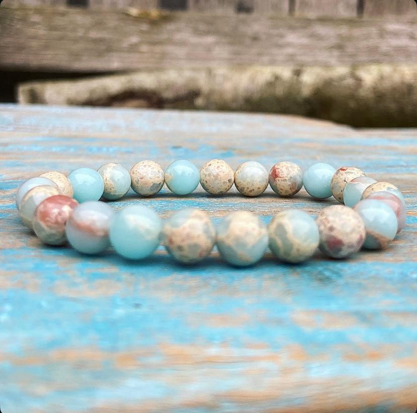 Emperor Jasper bracelet "The Four Elements"