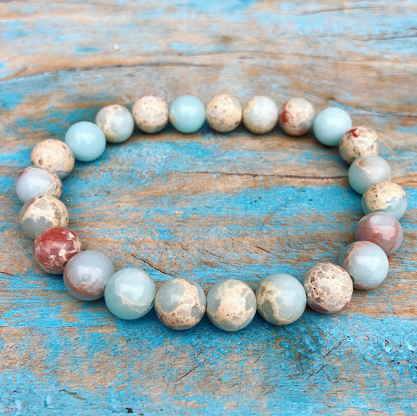 Emperor Jasper bracelet "The Four Elements"