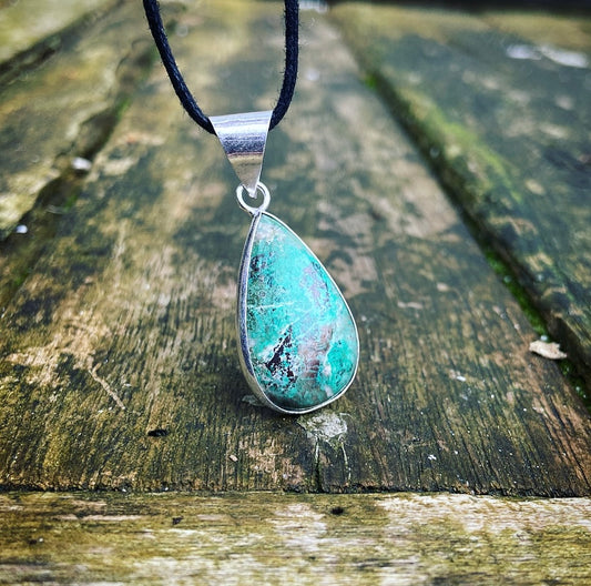 Chrysocolla hanger "ENERGIE DOSEREN"