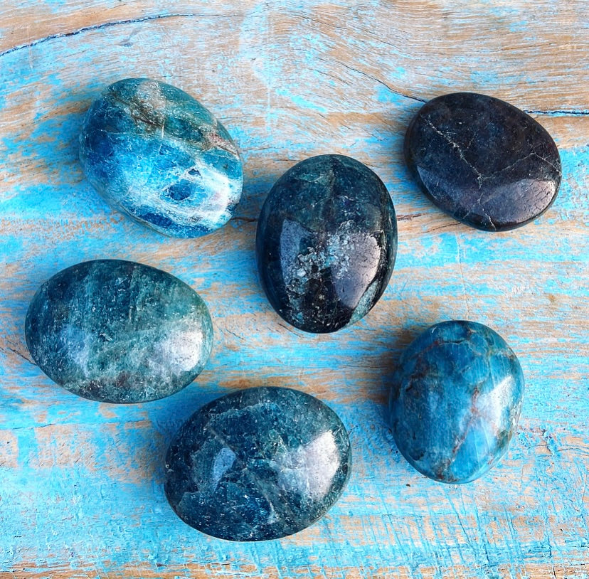 Apatite Cuddle Stone "Mediumship"