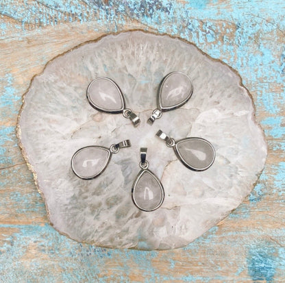Bergkristal hanger "Spirituele Groei"