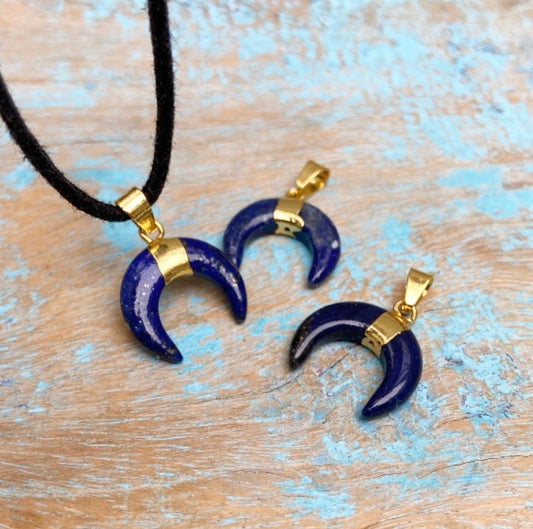 Lapis Lazuli Hangertje "Moed"
