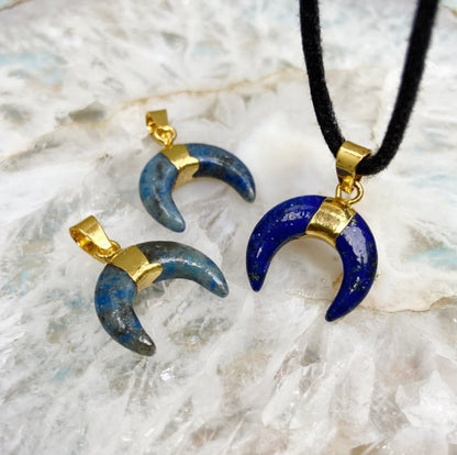 Lapis Lazuli Hangertje "Moed"