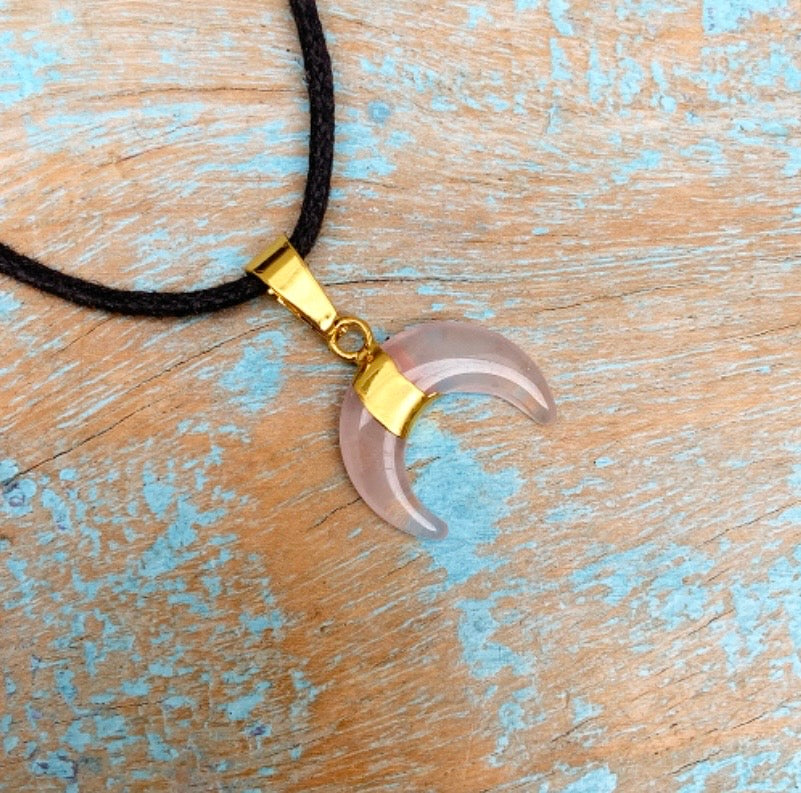 Rozenkwarts hanger "Liefdesenergie"