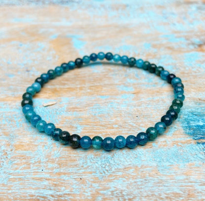 Blauwe Apatiet armbandje "Spirituele Gids"