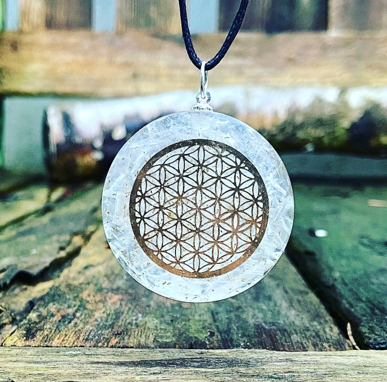 Orgon hanger Seleniet "Flower of Life"