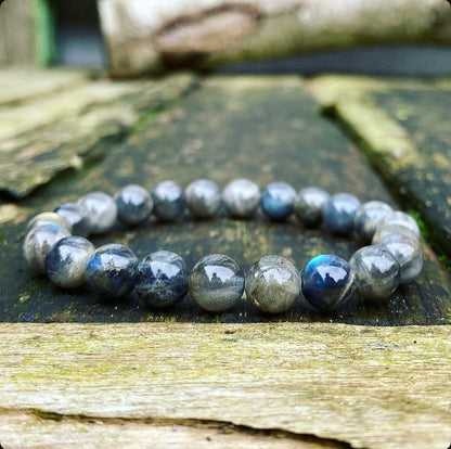 Labradoriet armband "De Dans van Aurora"