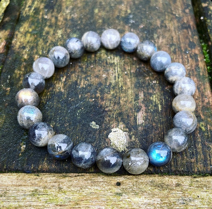 Labradoriet armband "De Dans van Aurora"