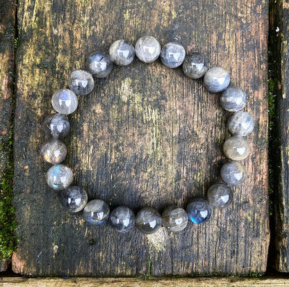 Labradoriet armband "De Dans van Aurora"