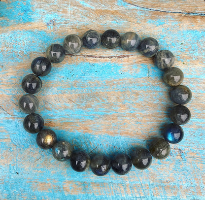 Labradoriet armband "De Dans van Aurora"