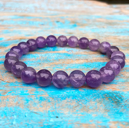 Amethyst bracelet "From Intellect to Intuition"