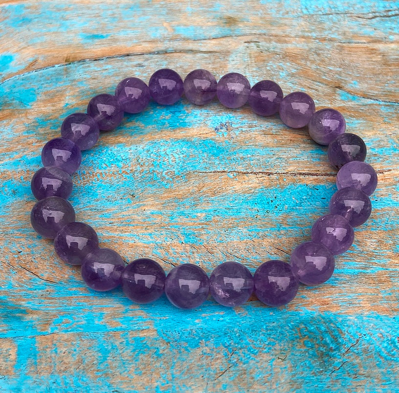 Amethyst bracelet "From Intellect to Intuition"