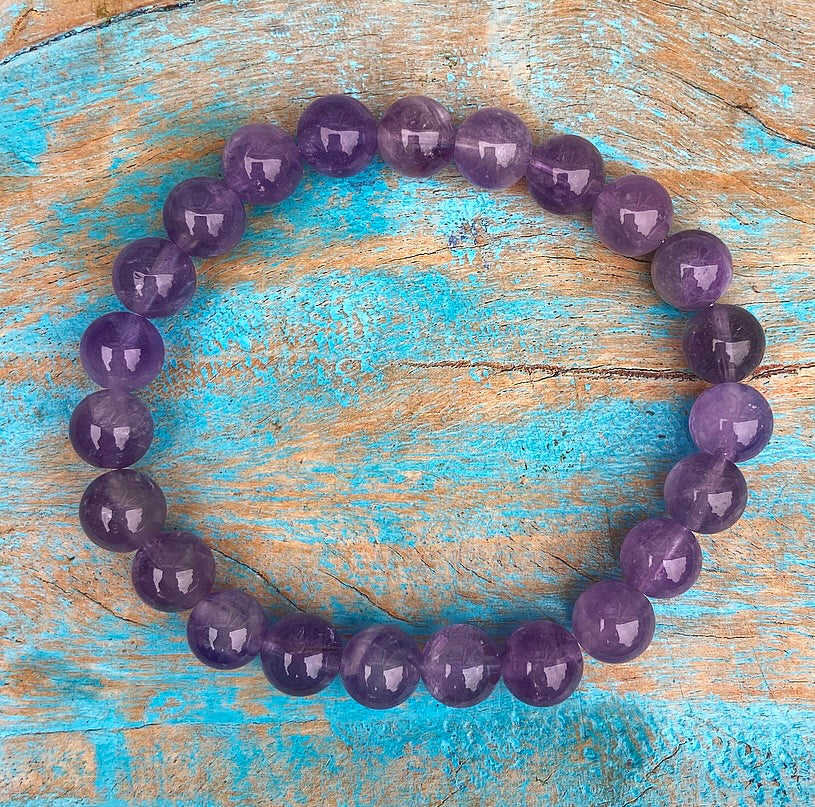 Amethyst bracelet "From Intellect to Intuition"