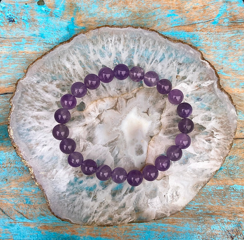 Amethyst bracelet "From Intellect to Intuition"