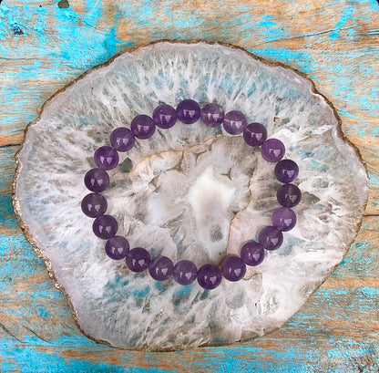 Amethyst bracelet "From Intellect to Intuition"