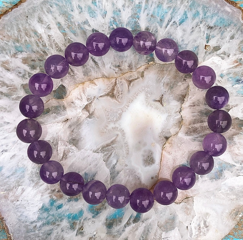 Amethyst bracelet "From Intellect to Intuition"