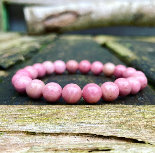 Rhodochrosiet armband "Voorouder Energie"