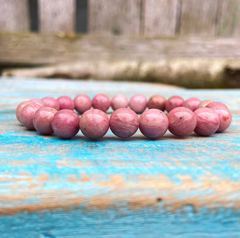 Rhodochrosiet armband "Voorouder Energie"
