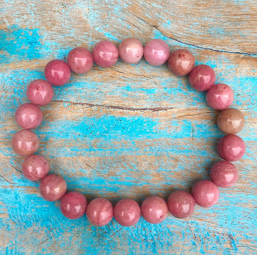 Rhodochrosiet armband "Voorouder Energie"