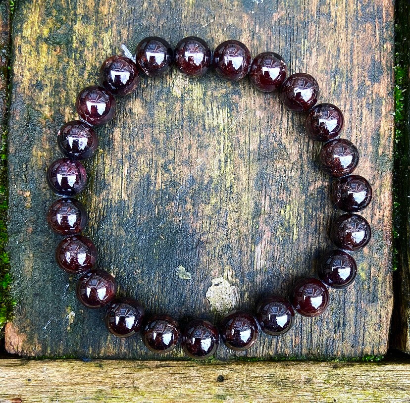 Granaat Armband "Alles Komt Goed"
