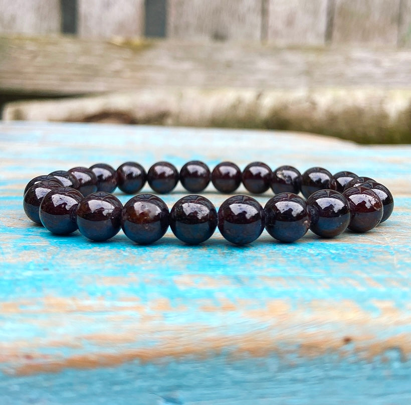 Granaat Armband "Alles Komt Goed"