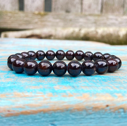 Granaat Armband "Alles Komt Goed"