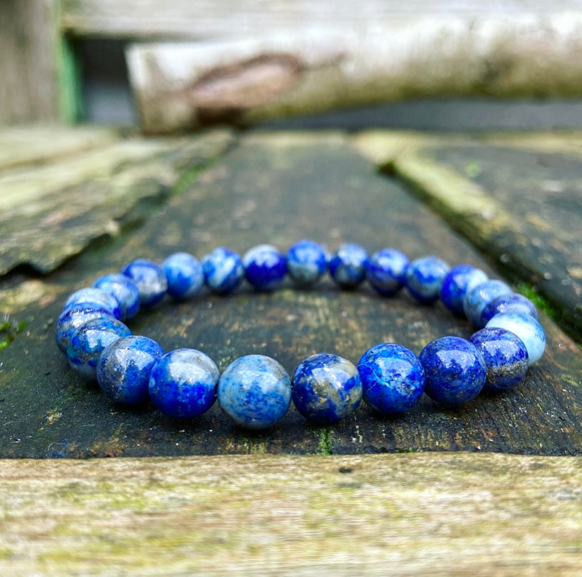 Lapis Lazuli bracelet "Dare and do"