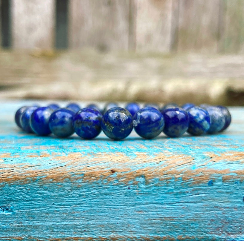 Lapis Lazuli bracelet "Dare and do"