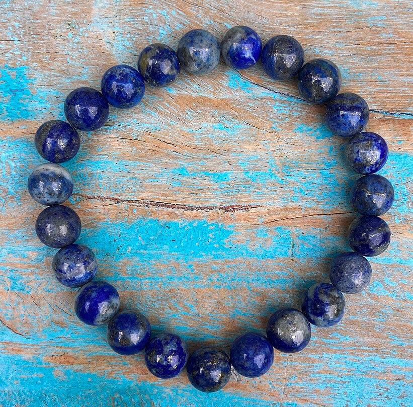 Lapis Lazuli bracelet "Dare and do"