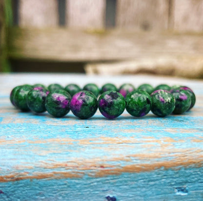 Ruby in fuchsite bracelet "Passion &amp; Power"