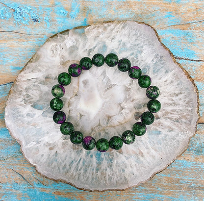 Ruby in fuchsite bracelet "Passion &amp; Power"