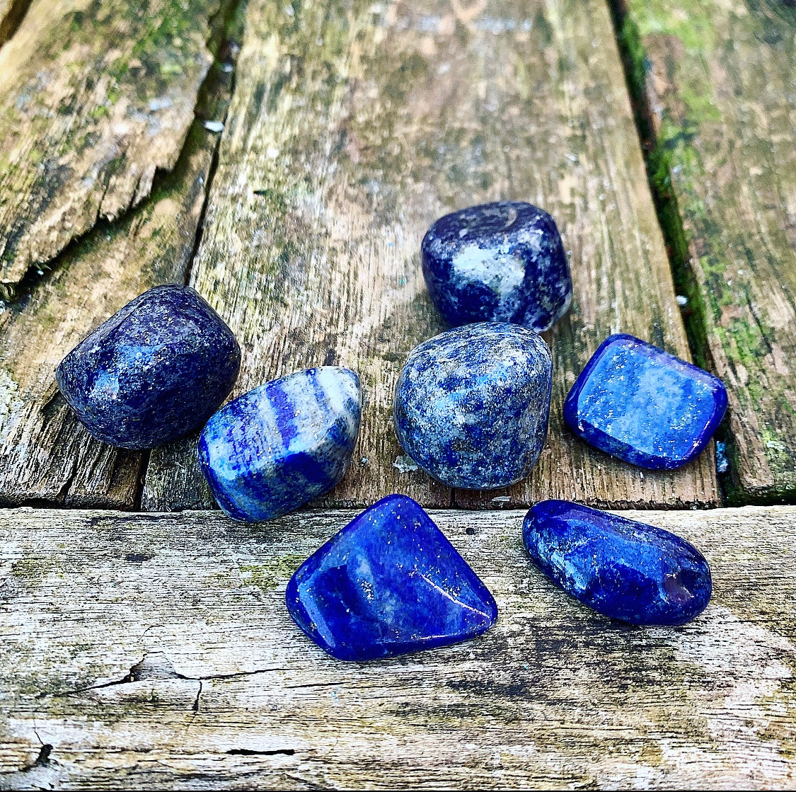 Lapis Lazuli knuffelsteen "Zelfvertrouwen"