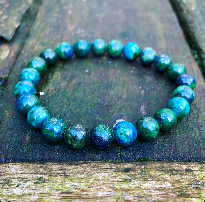 Chrysocolla armband "Je Energie Doseren"