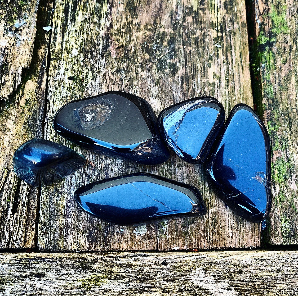 Falcon's eye cuddle stone "Anxiety suppressant"