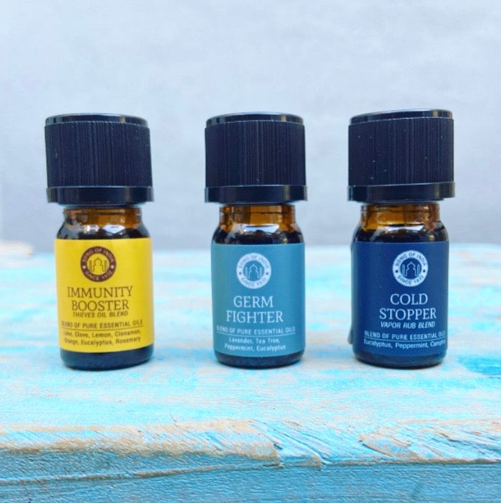 Set van 3 Etherische Oliemelanges "Natuurlijk in Balans"